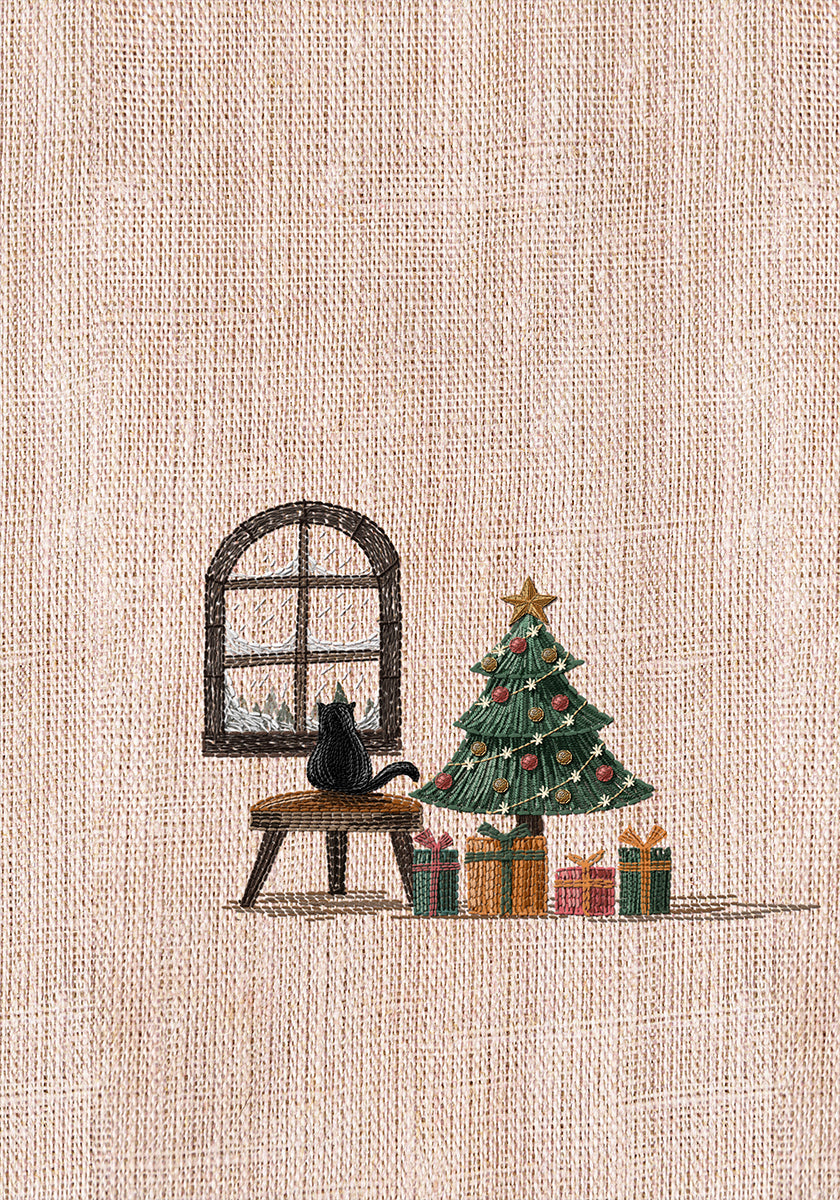 Cat in Cozy room Plakat - Posterbox